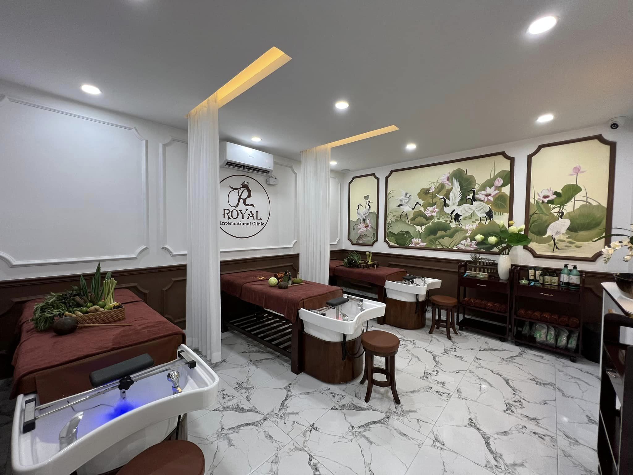 Mẫu phòng gội đầu dưỡng sinh đẹp