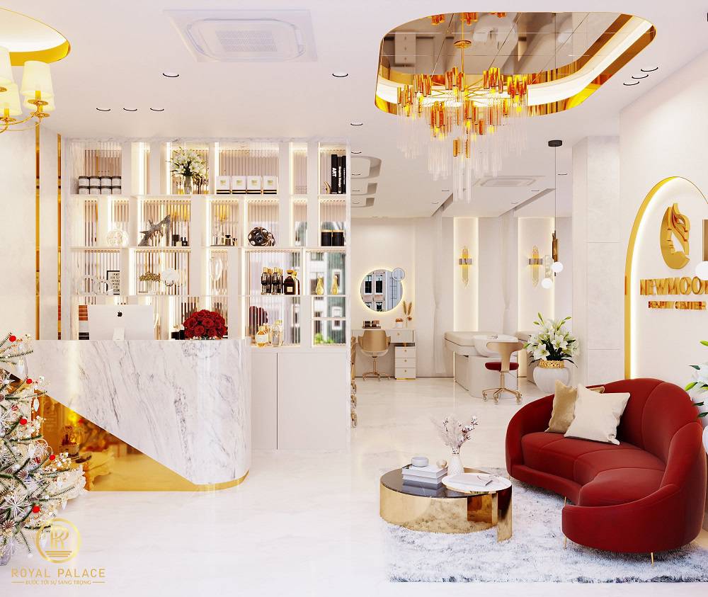Thiết kế spa chung cư sang trọng