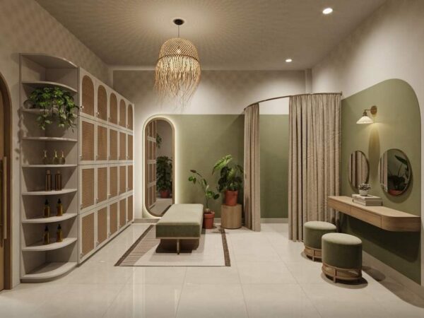 Thiết kế Spa dưỡng sinh kết hợp Nail