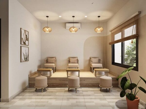 Thiết kế Spa dưỡng sinh kết hợp Nail