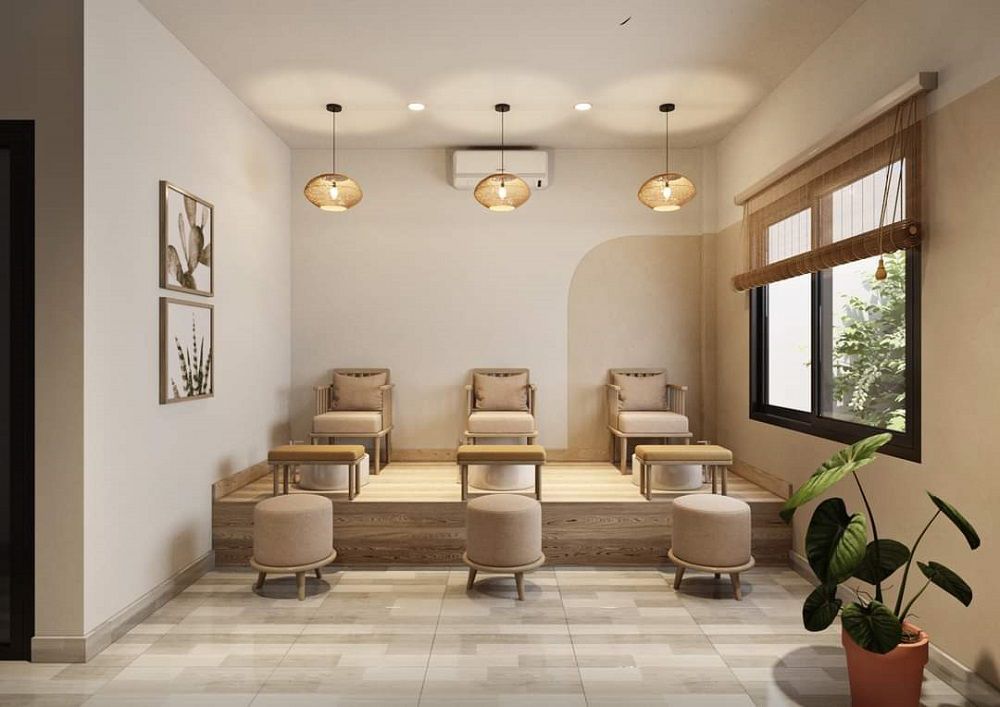 Thiết kế Spa dưỡng sinh kết hợp Nail