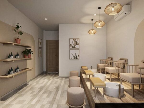 Thiết kế Spa dưỡng sinh kết hợp Nail