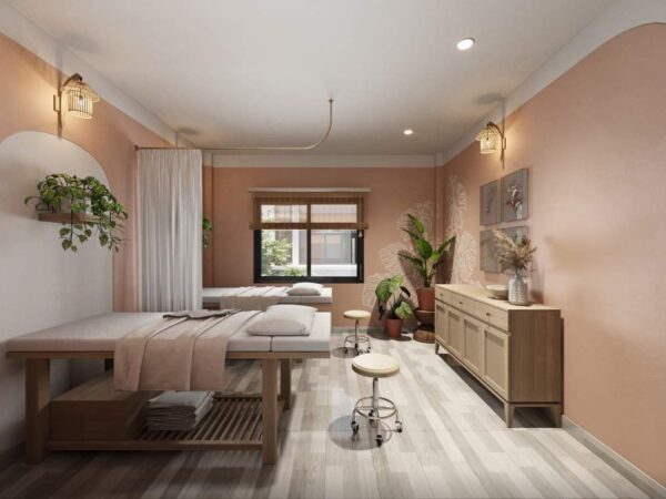 Thiết kế Spa dưỡng sinh kết hợp Nail