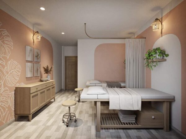 Thiết kế Spa dưỡng sinh kết hợp Nail