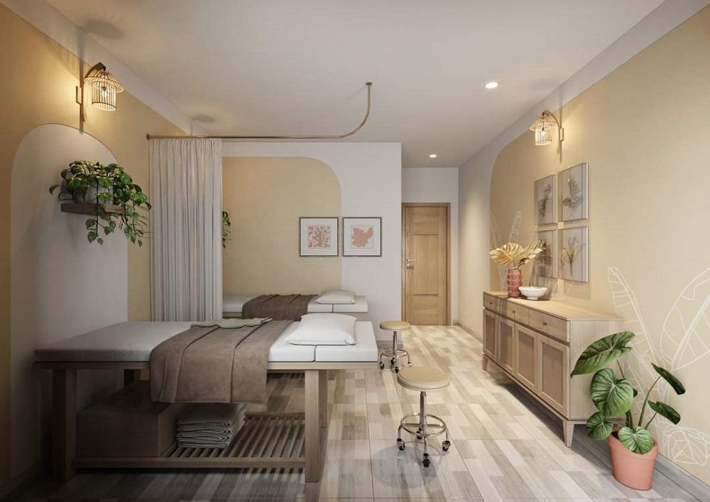 Thiết kế Spa dưỡng sinh kết hợp Nail