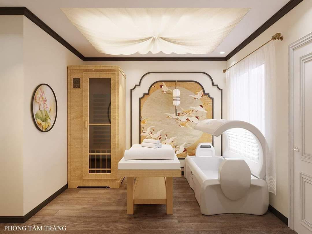 Thiết kế tiệm gội đầu dưỡng sinh