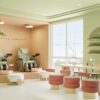 Thiết kế Spa tông màu xanh tươi mát