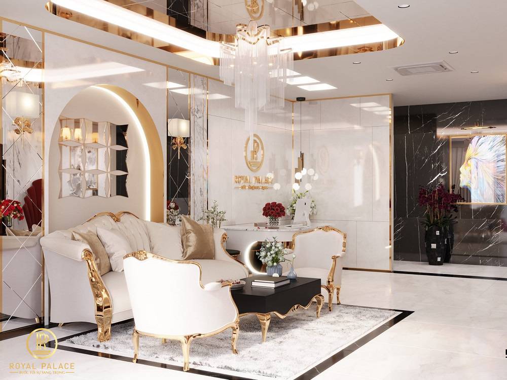 Thiết kế nội thất Spa tân cổ điển sang trọng