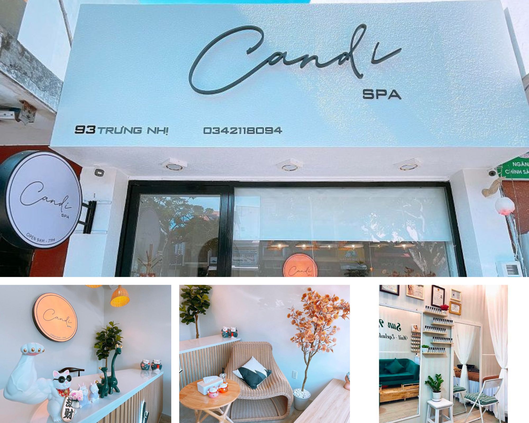 Thi công setup Spa – Candy Spa