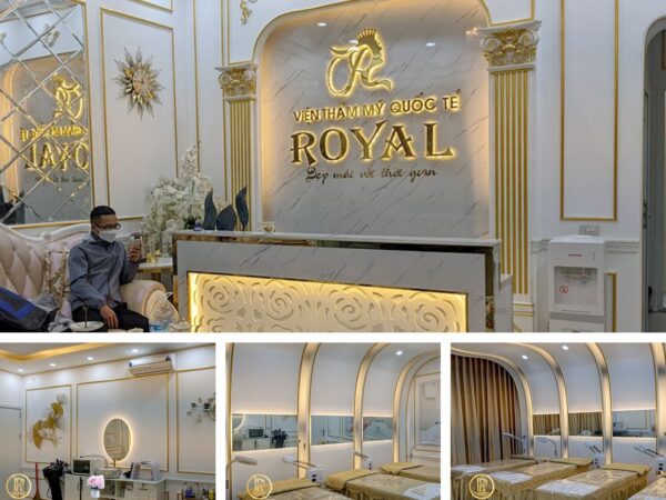 Thi công setup - Thẩm Mỹ Viện Royal Hải Phòng CS2