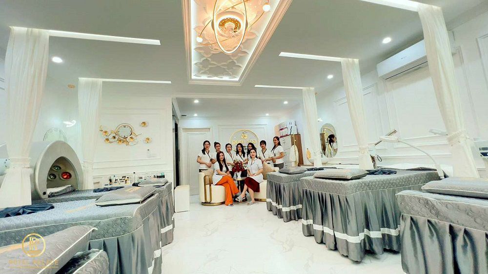 thi công nội thất Spa kết hợp nhà ở