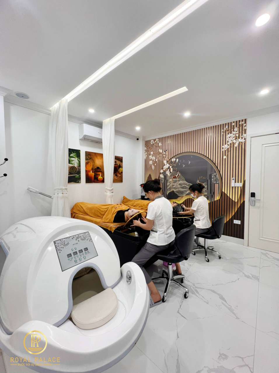 thi công nội thất Spa kết hợp nhà ở