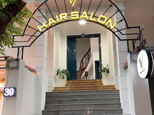 thiết kế thi công nội thất salon tóc phong cách hiện đại