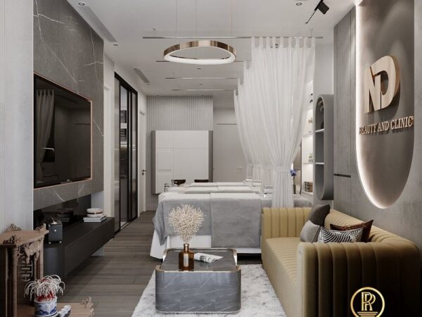 Thiết kế Spa chung cư 75m2 hiện đại sang trọng