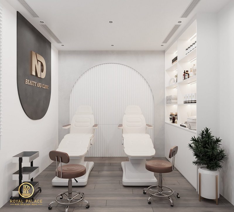 Thiết kế Spa chung cư 75m2 hiện đại sang trọng