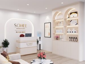 Thiết kế Spa 89m2 phong cách hiện đại