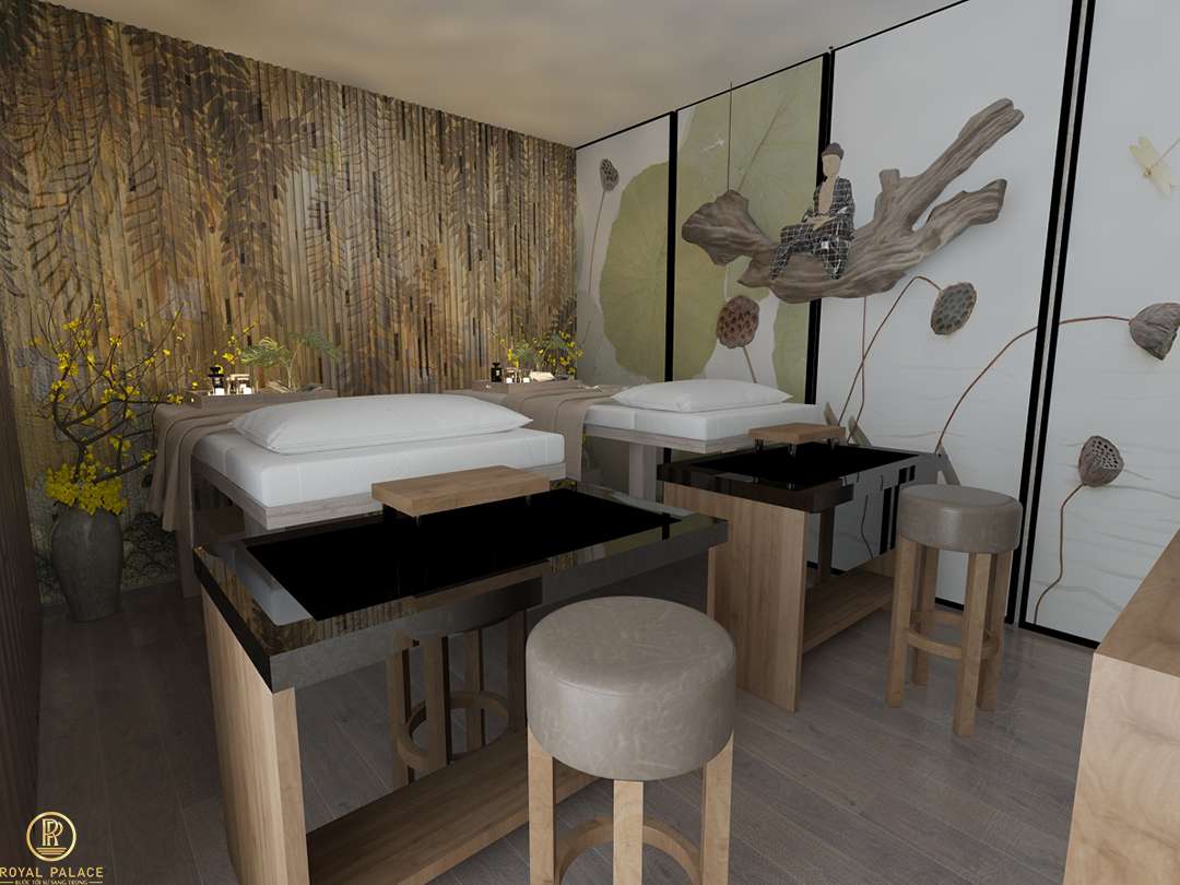 Thiết kế Spa dưỡng sinh đông y thư giãn đẹp nhất