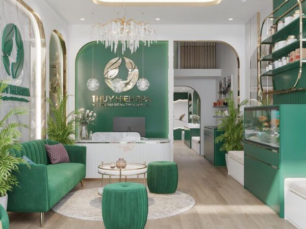 Spa dưỡng sinh là gì ? Lưu ý quan trọng khi thiết kế spa dưỡng sinh màu xanh đẹp