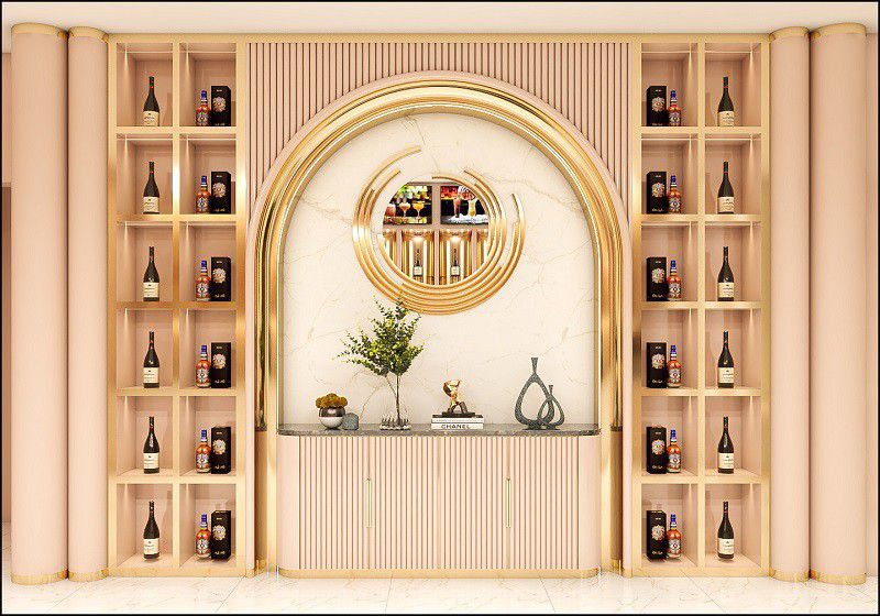 Mẫu thiết kế Spa nail sang trọng