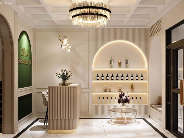 Thiết kế nội thất Spa sang trọng