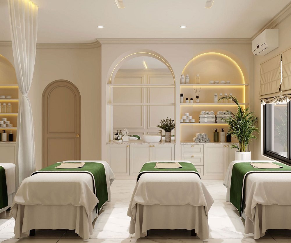 Thiết kế nội thất Spa sang trọng