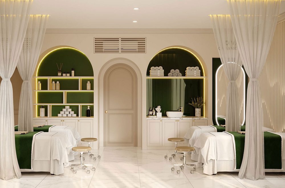 Thiết kế nội thất Spa sang trọng