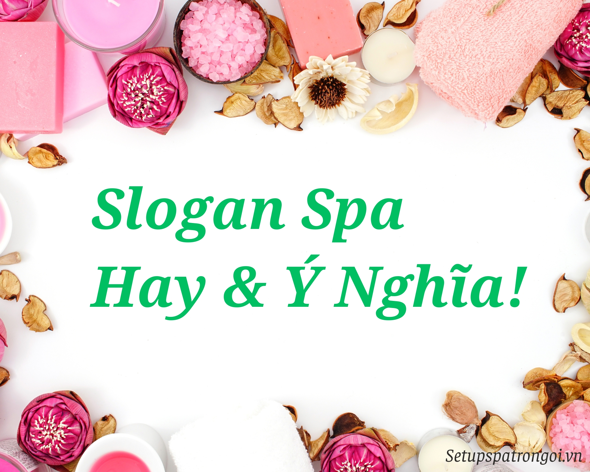 50 Câu Slogan Spa hay và ý nghĩa nhất