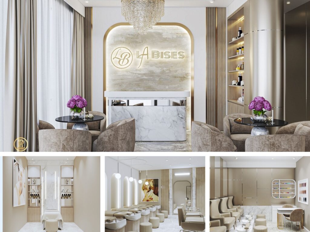 thiết kế nội thất spa hiện đại