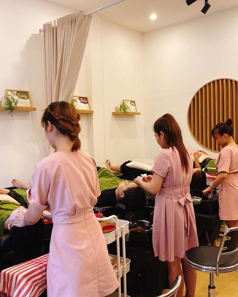 Hình ảnh gội đầu dưỡng sinh trung hoa
