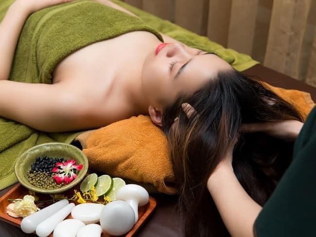 Hình ảnh gội đầu dưỡng sinh trung hoa