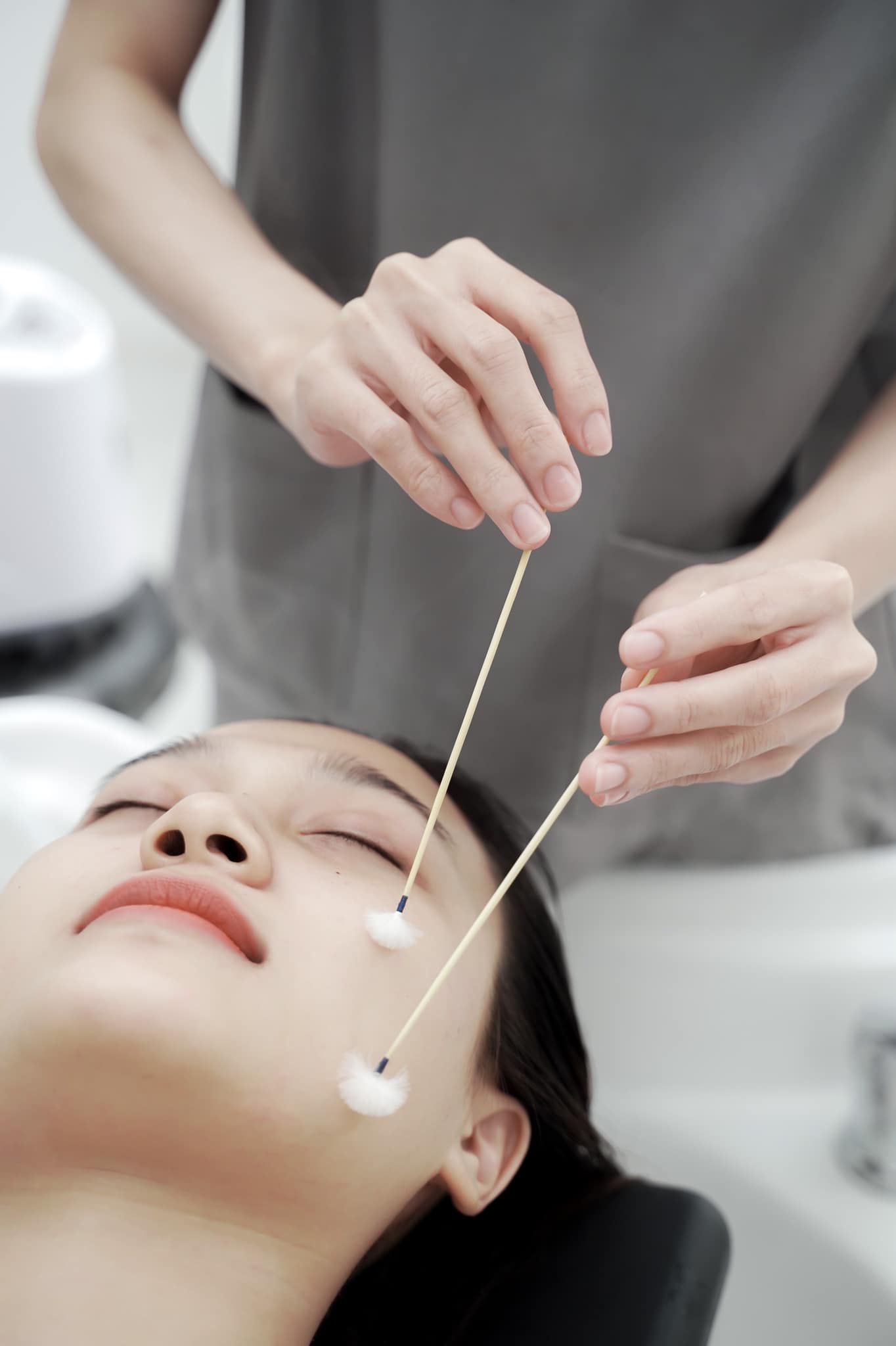 Hình ảnh gội đầu dưỡng sinh thảo dược