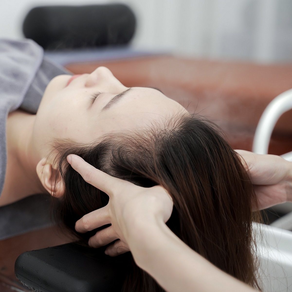 Hình ảnh gội đầu dưỡng sinh thảo dược