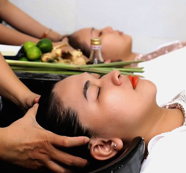 Hình ảnh gội đầu dưỡng sinh thảo dược