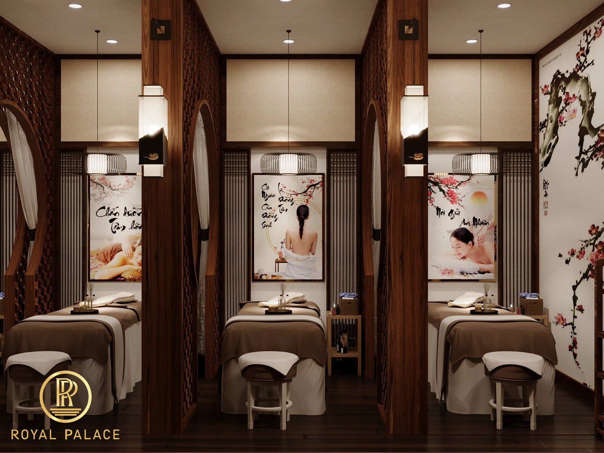 Mẫu Thiết Kế Phòng Spa Dưỡng Sinh