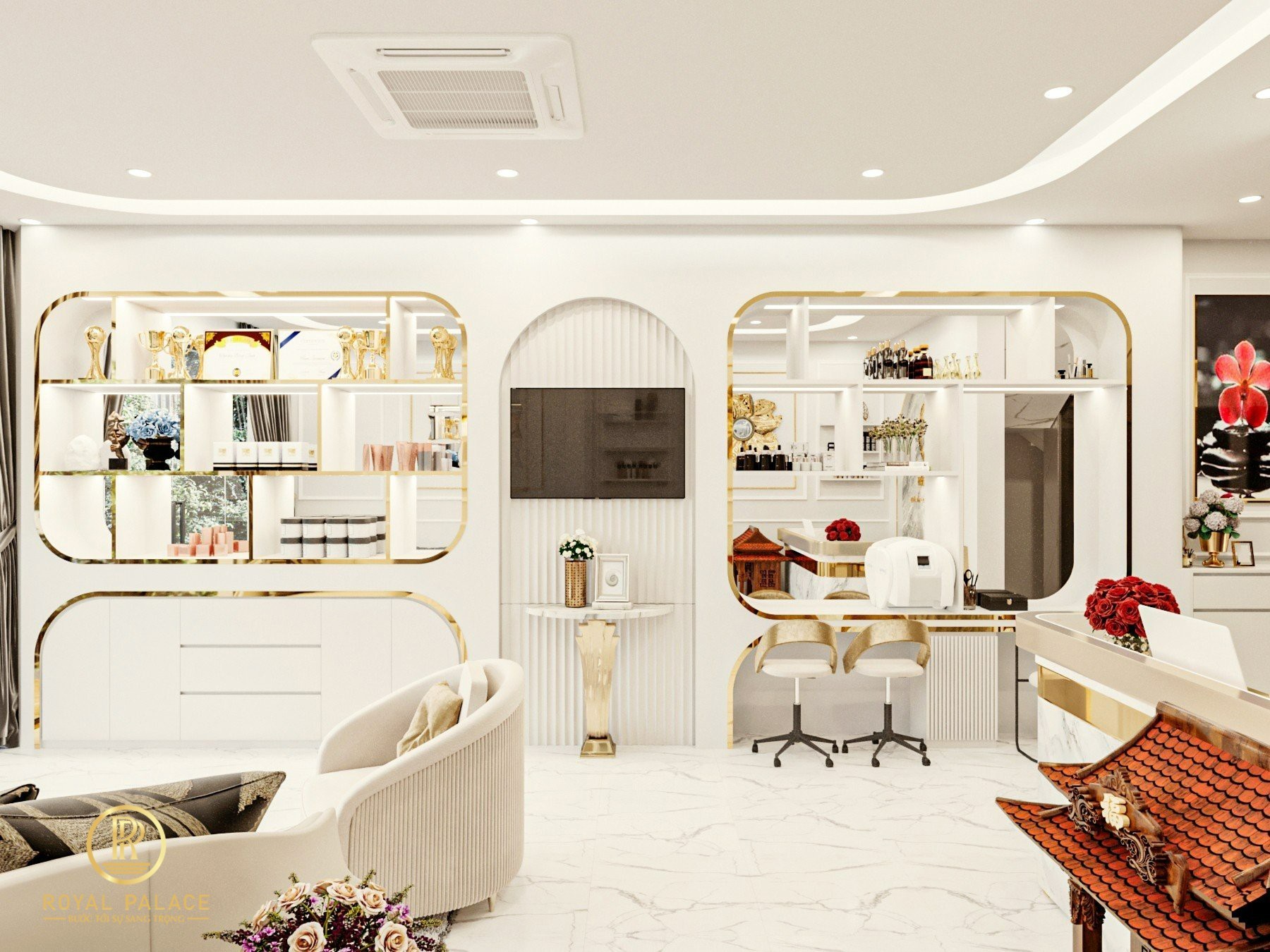 Mẫu Thiết Kế Spa Đẹp Theo Phong Thủy: "Chiêu Tài Hút Lộc", Kinh Doanh Hồng Phát
