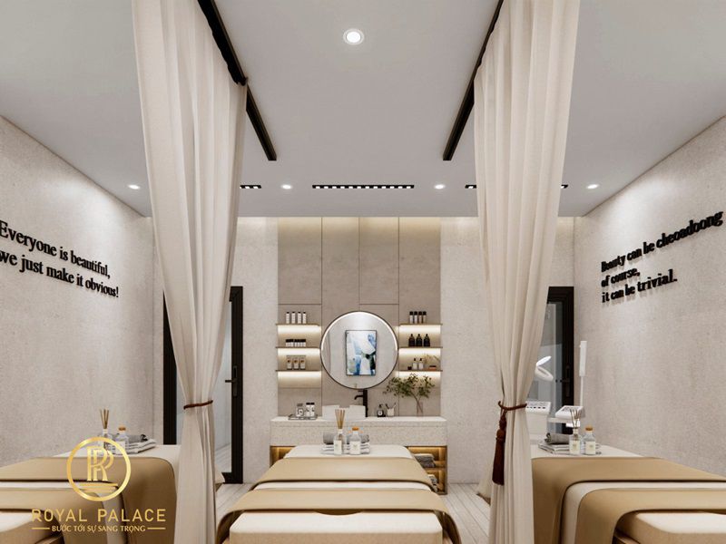 Mẫu thiết kế spa đẹp hiện đại 70m2