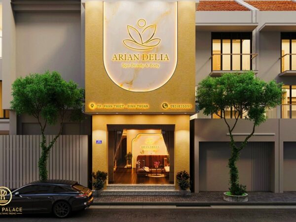 Thiết kế Spa dưỡng sinh đông y 120m2