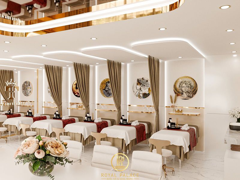 Mẫu thiết kế Spa hiện đại sang trọng 170m2