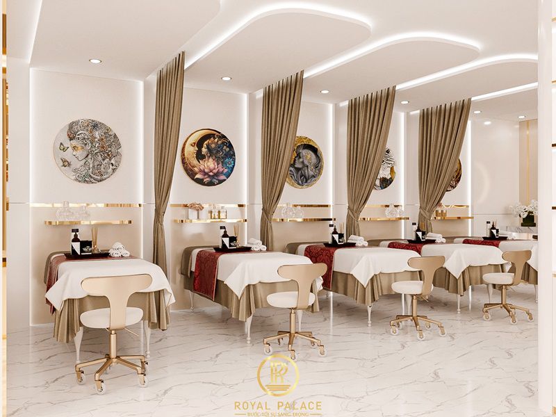 Mẫu thiết kế Spa hiện đại sang trọng 170m2