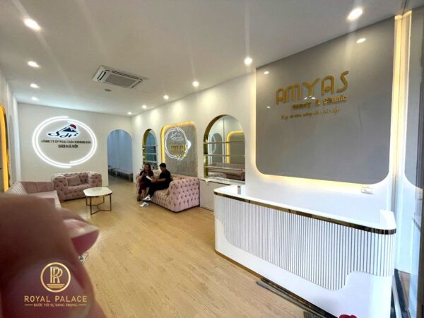Thi công nội thất AMYAS Spa 273m2