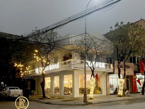 Thi công quán cà phê 88m2 tại Ninh Bình