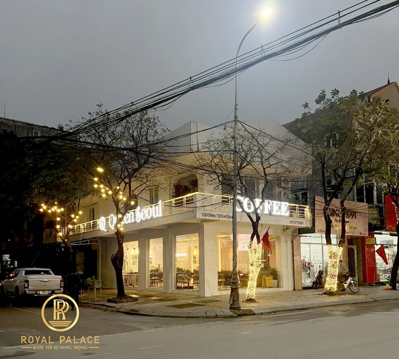 Thi công quán cà phê 88m2 tại Ninh Bình