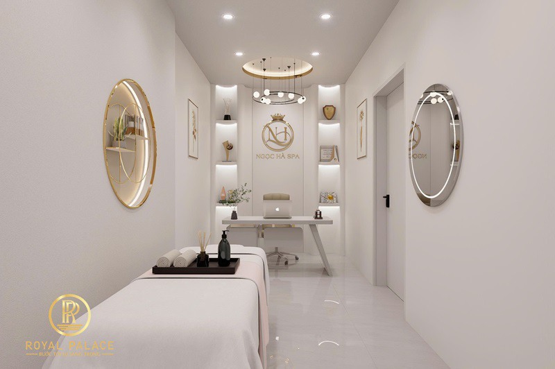 Thiết kế Spa 77m2 hiện đại sang trọng tại Hải Dương