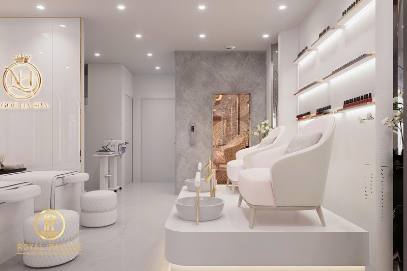 Thiết kế Spa 77m2 hiện đại sang trọng tại Hải Dương