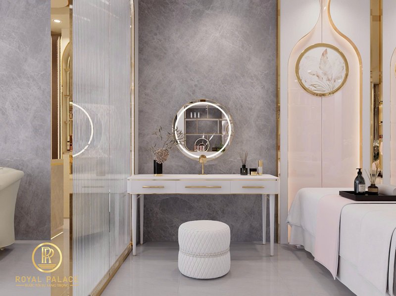 Thiết kế Spa 77m2 hiện đại sang trọng tại Hải Dương