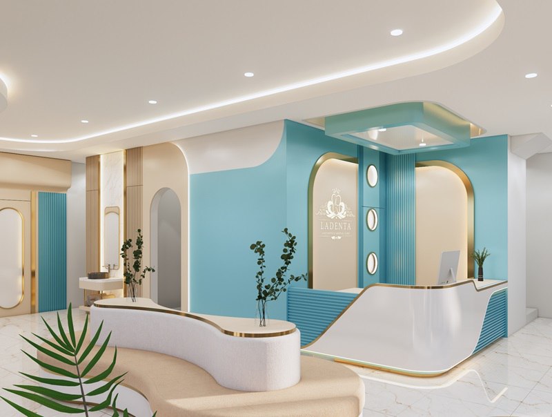 Thiết kế phòng khám nha khoa trẻ em 300m2