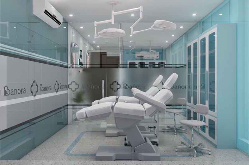 Thiết kế phòng khám da BANORA 120m2 tại Hà Nội