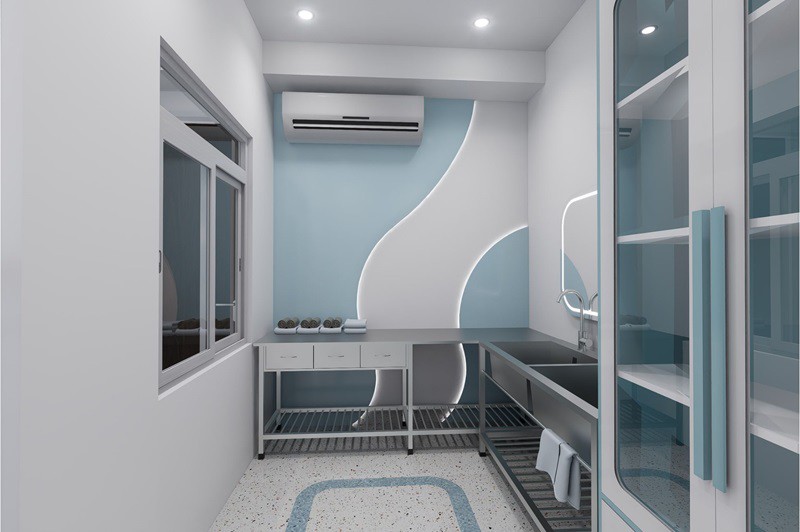 Thiết kế phòng khám da BANORA 120m2 tại Hà Nội