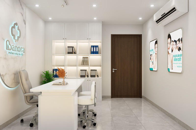 Thiết kế phòng khám da BANORA 120m2 tại Hà Nội