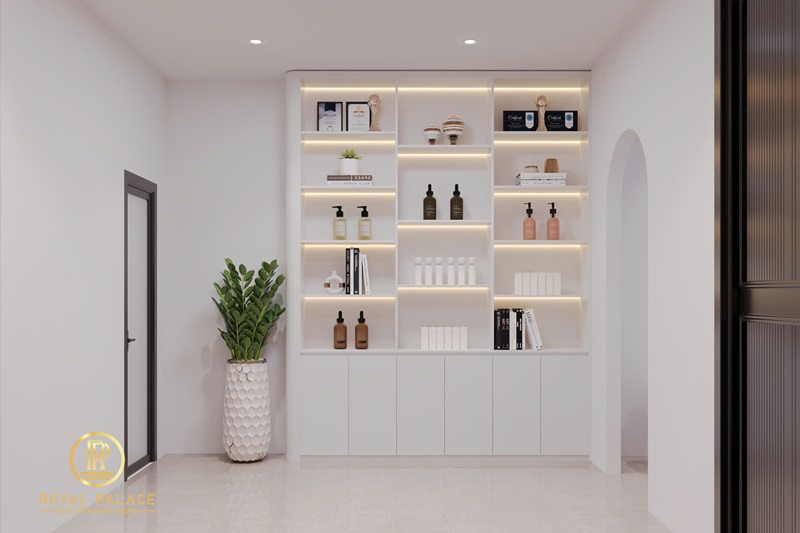Thiết Kế Phòng Khám 80m2 Hiện Đại & Tinh Tế với Tông Tím